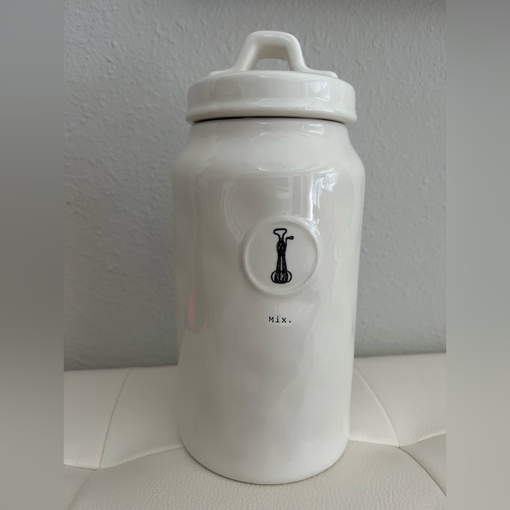 Vintage Rae Dunn Mix. Tall Canister Jar Artisan Collection By Magenta RARE